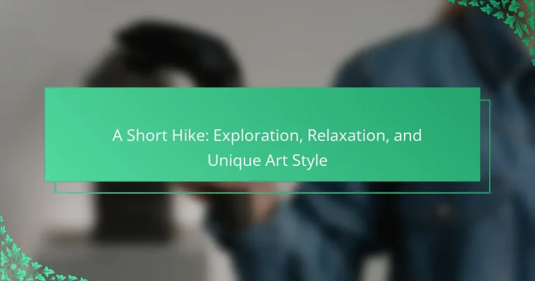 A Short Hike: Exploration, Relaxation, and Unique Art Style