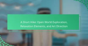A Short Hike: Open World Exploration, Relaxation Elements, and Art Direction