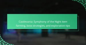 Castlevania: Symphony of the Night item farming, boss strategies, and exploration tips