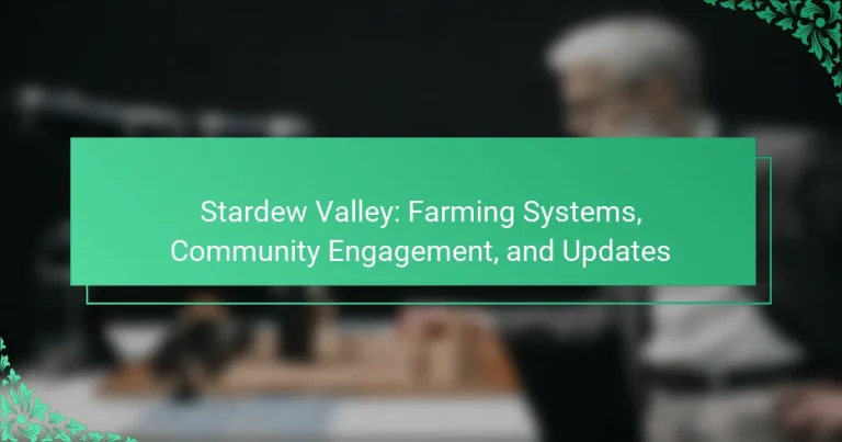 Stardew Valley: Farming Systems, Community Engagement, and Updates