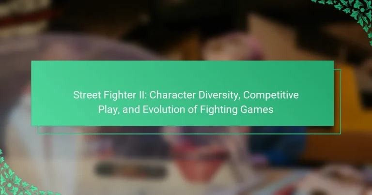 Street Fighter II: Character Diversity, Competitive Play, and Evolution of Fighting Games