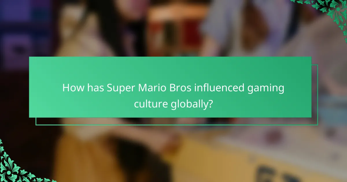 How has Super Mario Bros influenced gaming culture globally?